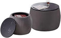 Set of 2 Nesting Round Ottoman with Lid W3647