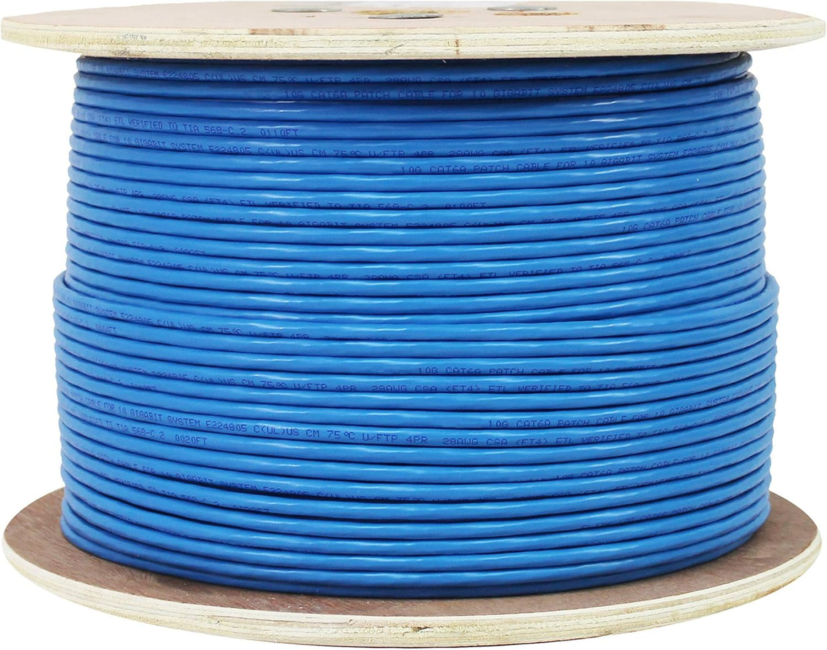 1000FT Bulk CAT6A Plenum Shielded Cable K10969