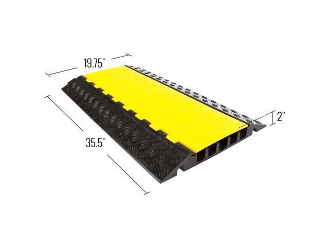 5 Channel Industrial Rubber Cable Ramp V74170
