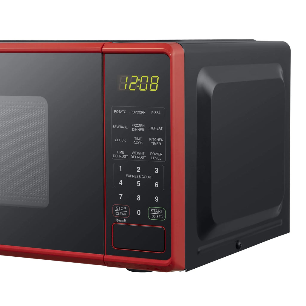 0.7 cu. ft. 700 Watts Red Countertop Microwave Oven A8474