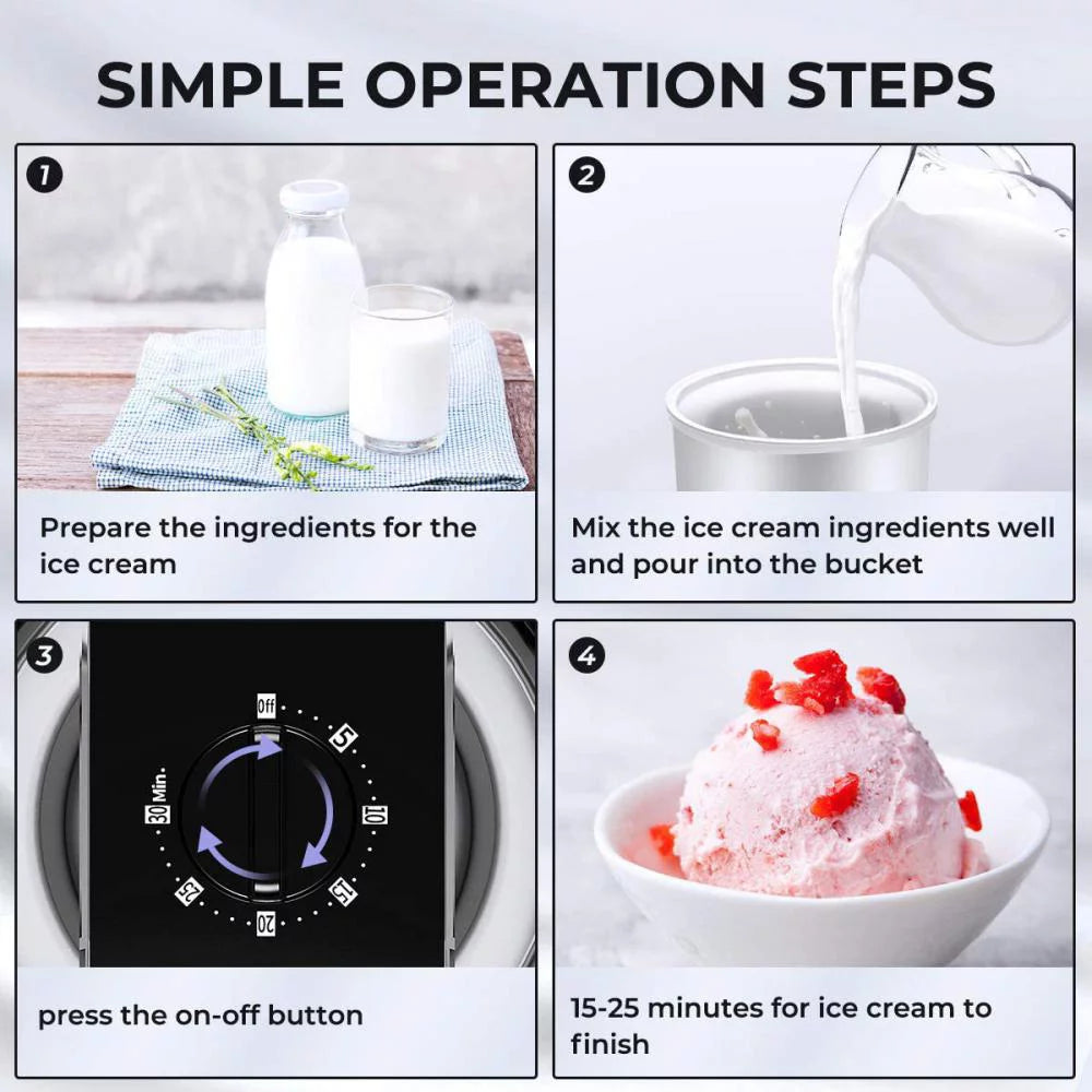 1.5-Quart Automatic Ice Cream Maker T56045