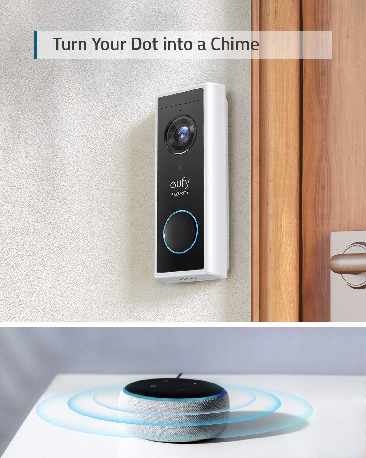 Video Doorbell Kit with 2K Resolution and HomeBase O2769