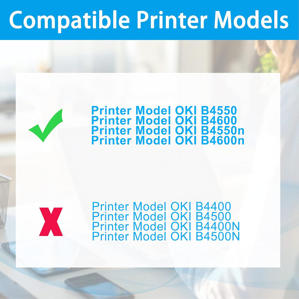 4-Pack Black Compatible Toner Cartridge N412