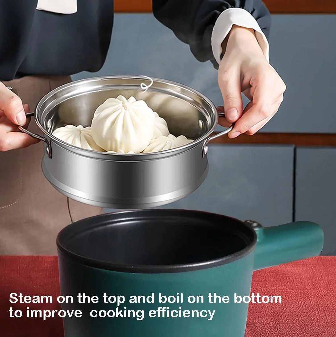 1.8L Non-Stick Electric Hot Pot D6579