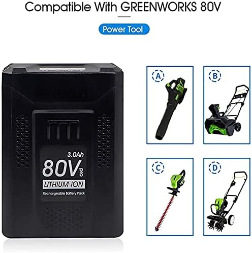 80V 3.0Ah Replacement Lithium Ion Battery Y1797