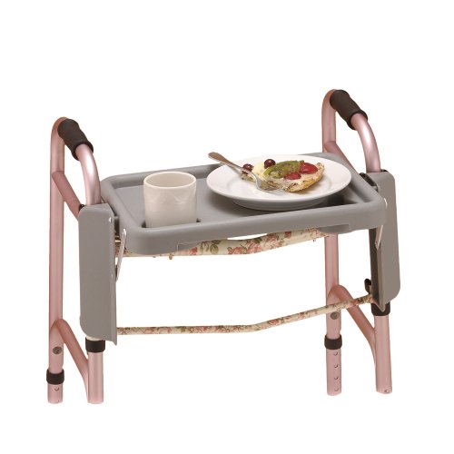 Gray Walker Tray with Two Cup Holders T843