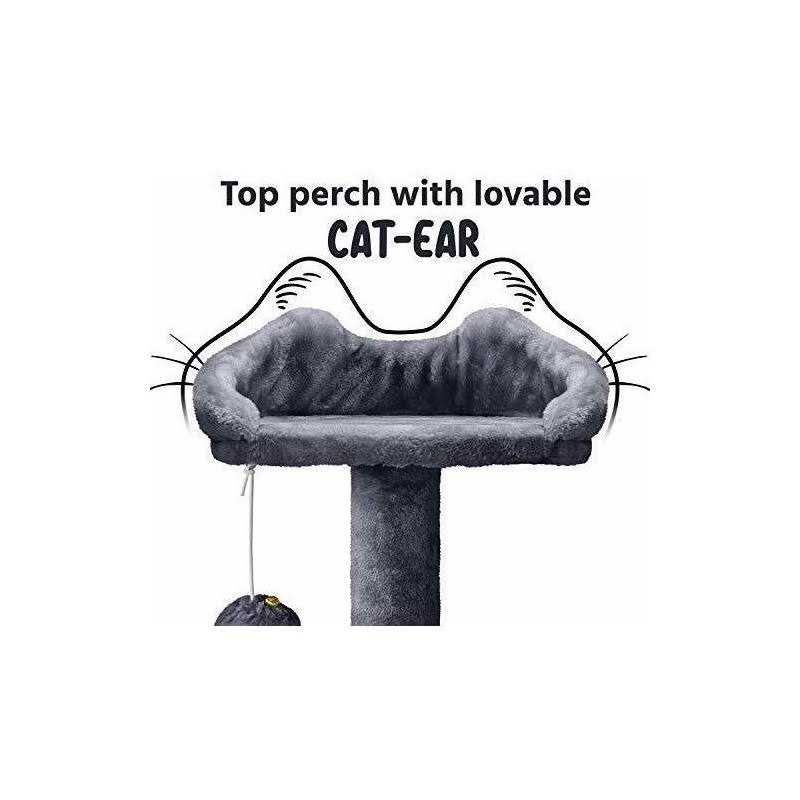 54in Cat Tree Tower Condo Furniture Scratch Post H36791