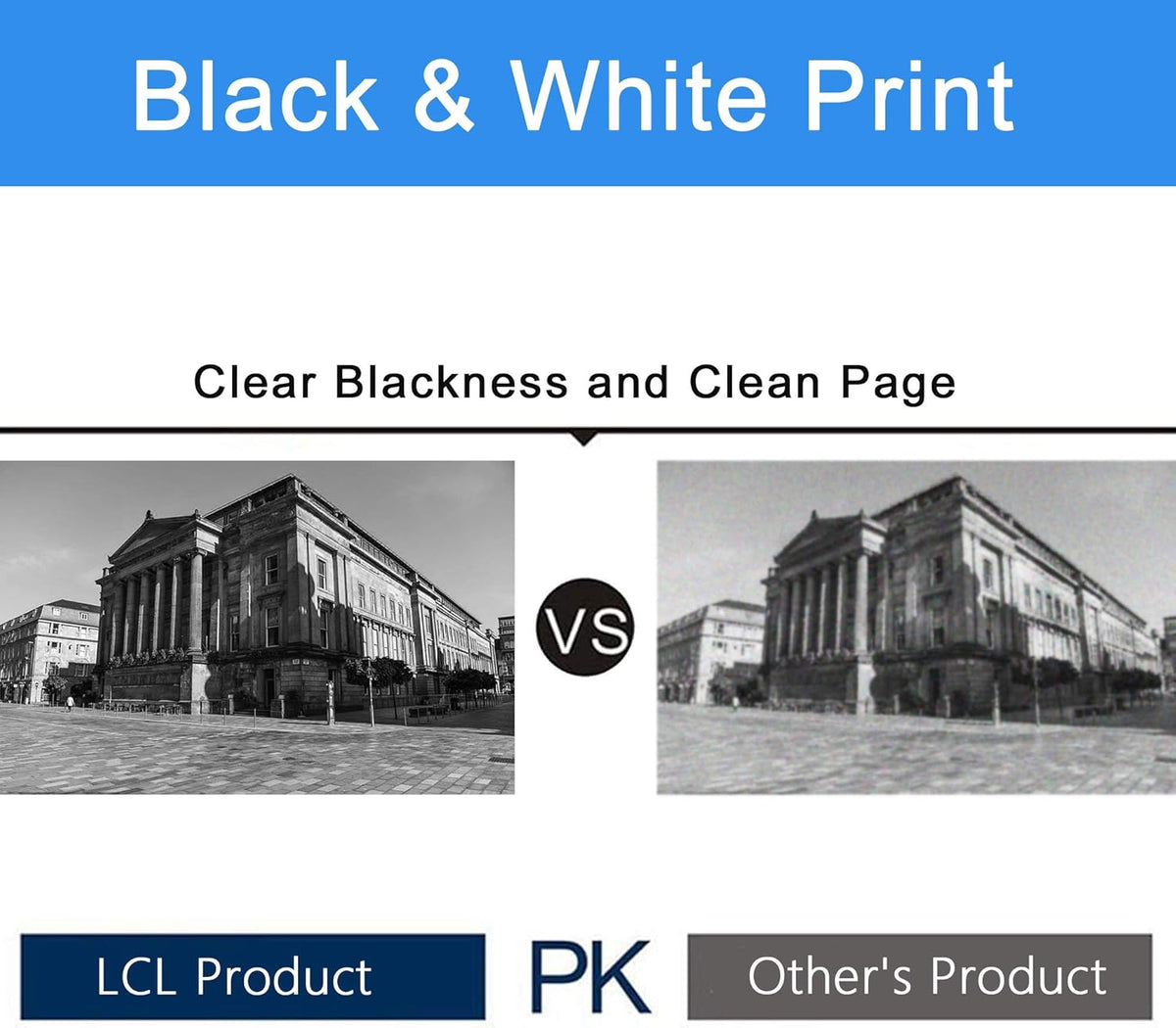 4-Pack Black Compatible Toner Cartridge N412