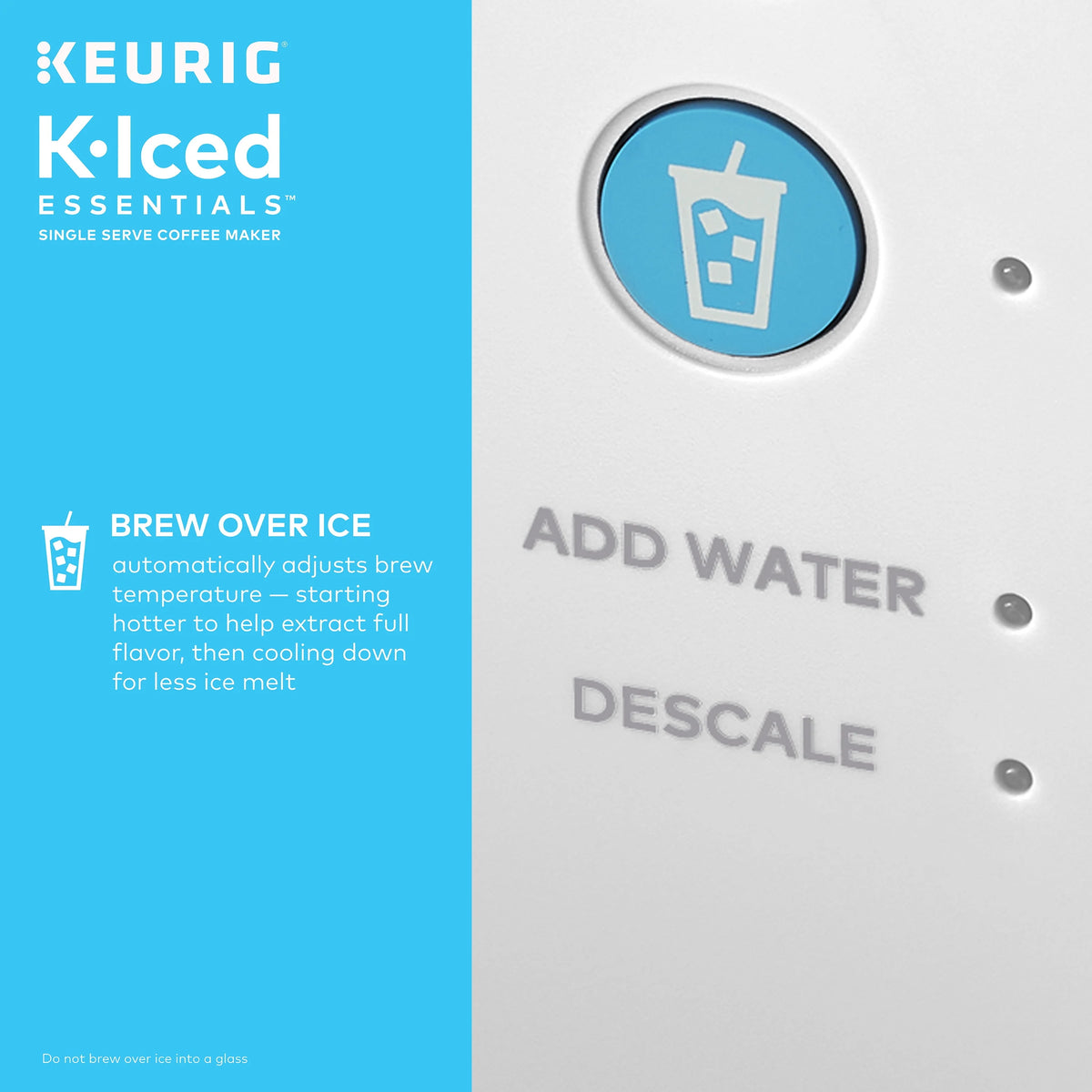 White Iced and Hot Single-Serve Coffee Maker O56255