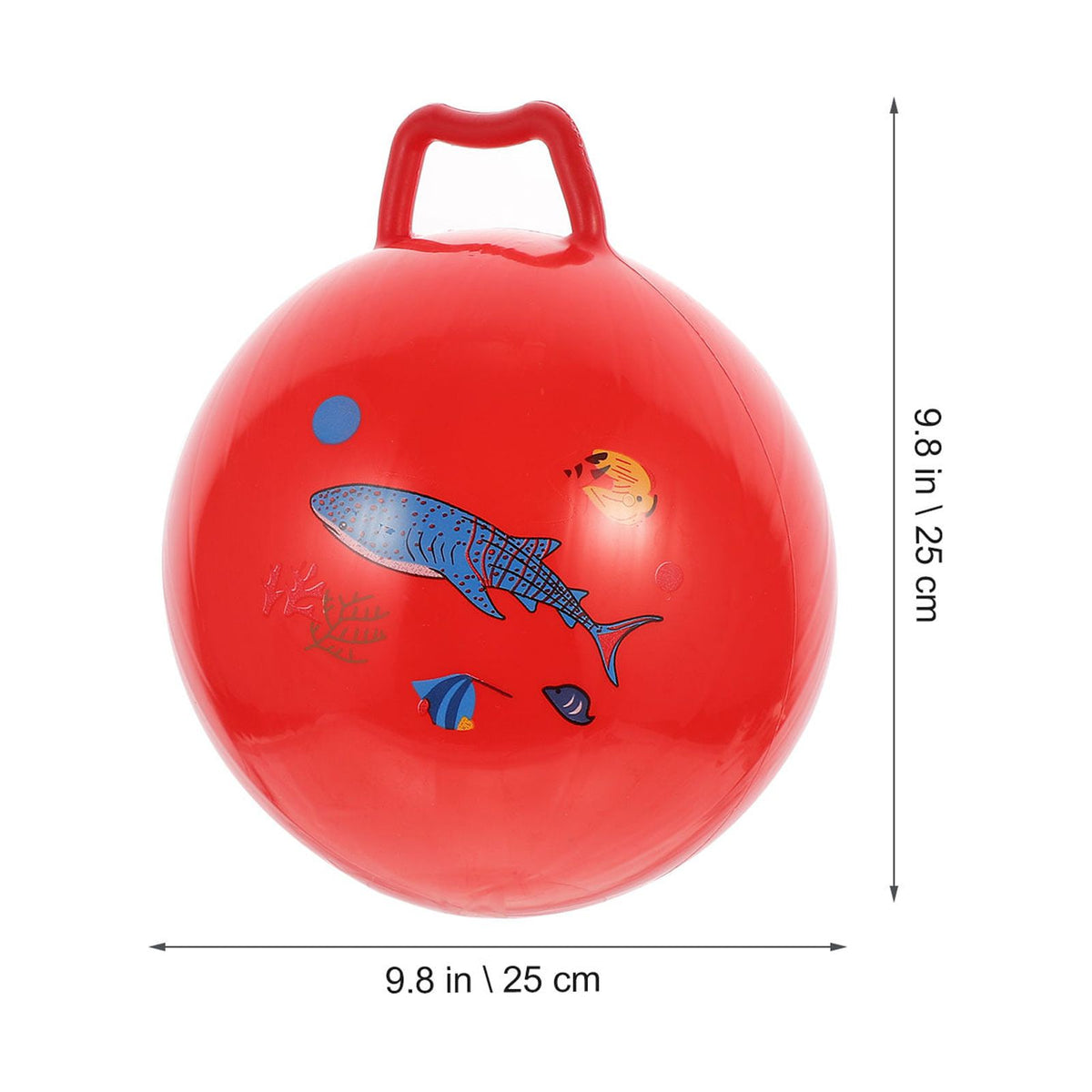 3Pcs Inflatable Hopper Balls with Handle V2649