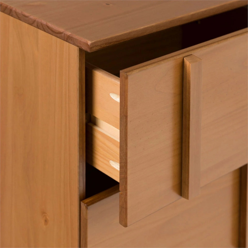 20" Solid Wood 2-Drawer Nightstand K5675