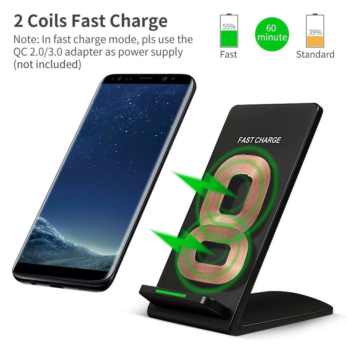 10W Fast Wireless Charging Pad K89230