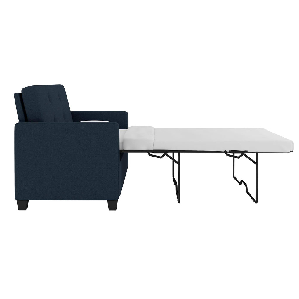 Blue Sleeper Sofa S9818