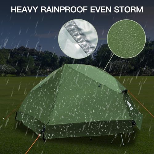 Waterproof 1-Person Camping Cot Tent H58869