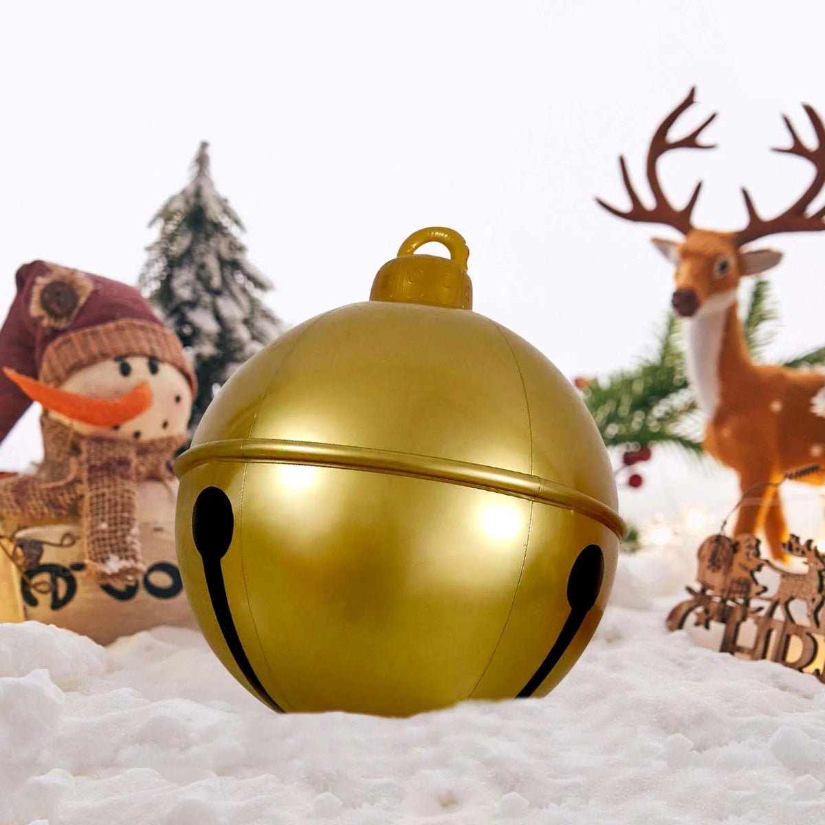 60Cm Outdoor Christmas Inflatable Pvc Decorated Ball J4142