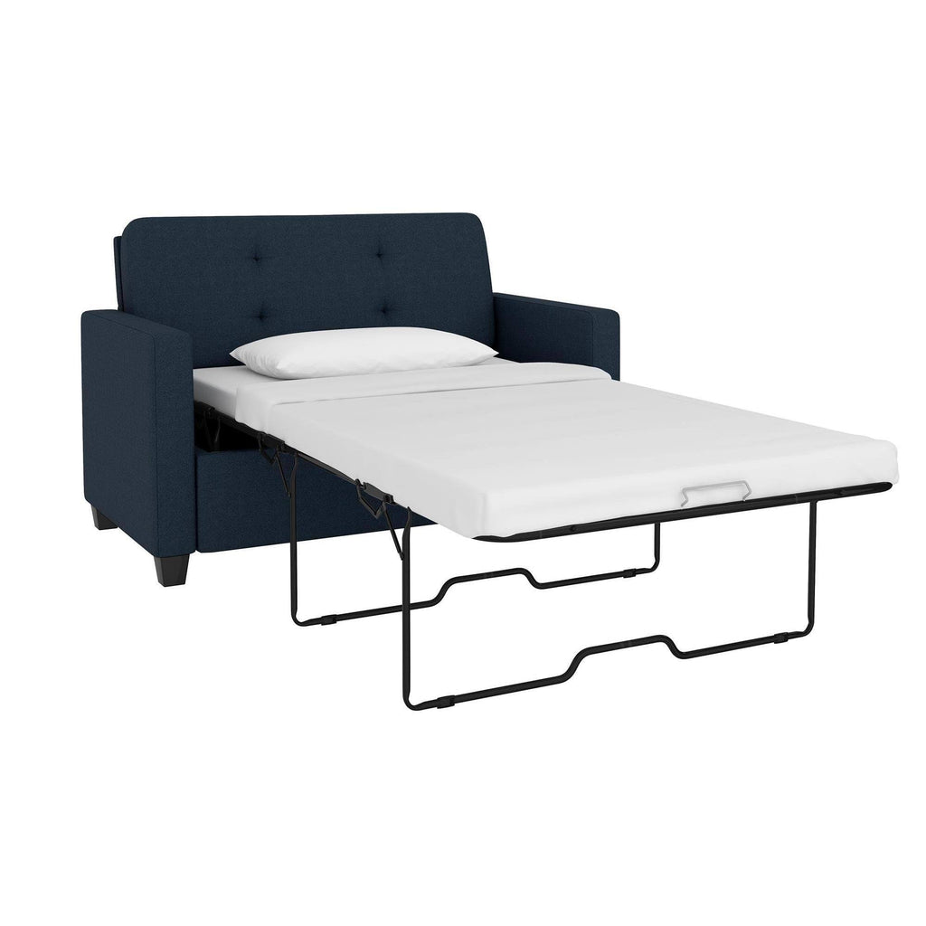 Blue Sleeper Sofa S9818
