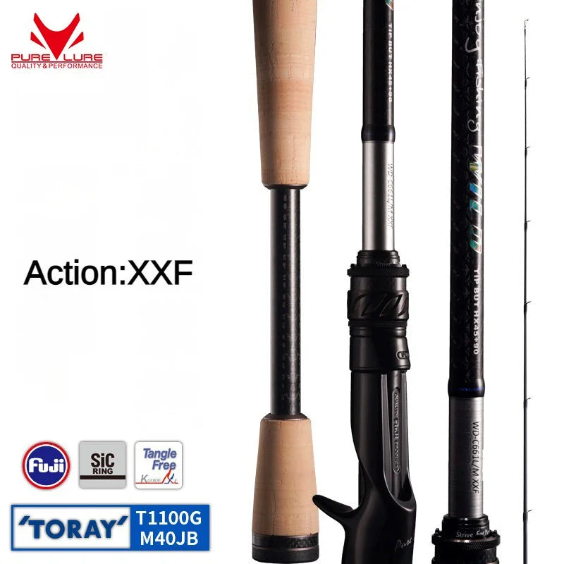 Black Bass Rod with Cork Handle G5801