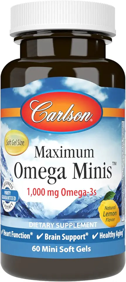 1000 mg Omega-3 Lemon 60 Mini Softgels R752415
