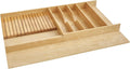 Natural Maple Wood Knife Block Drawer Insert Organizer B7610
