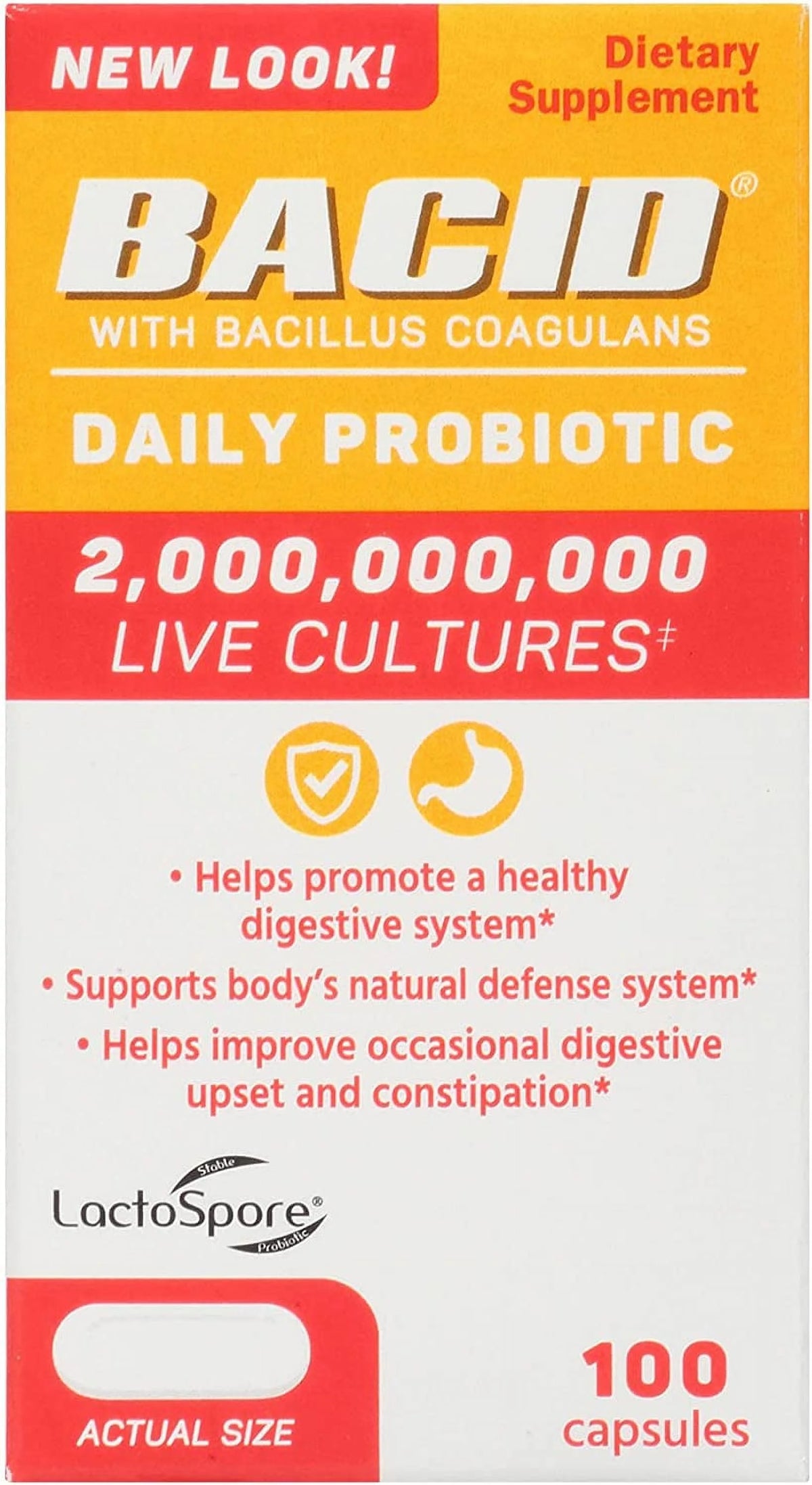100 ct Probiotic with Bacillus Coagulans Z985610
