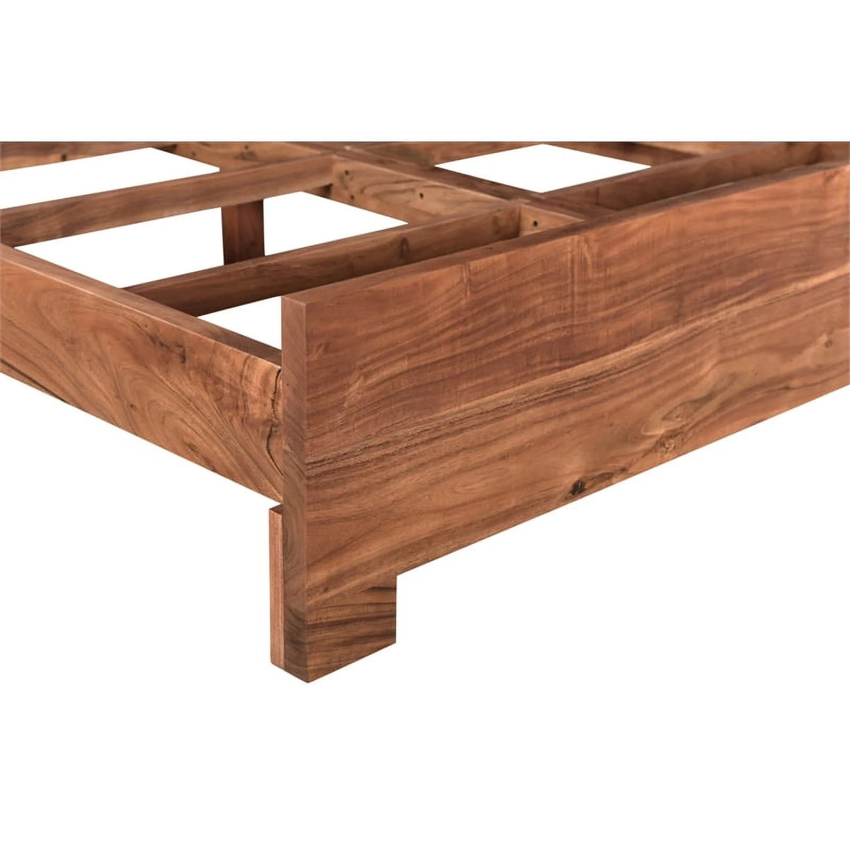 Solid Wood Queen Panel Bed A736