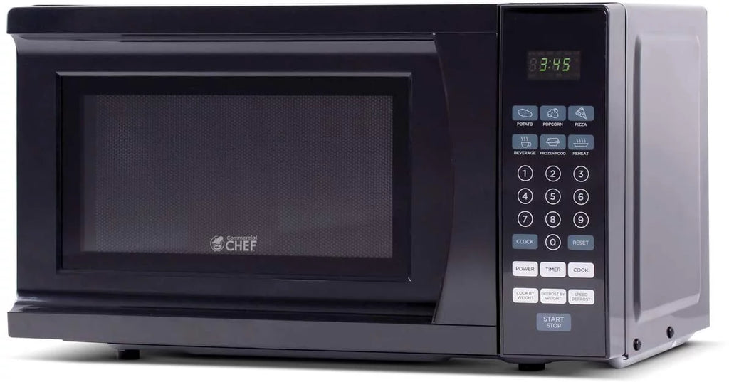 0.7 Cubic Feet Black Countertop Microwave L105358