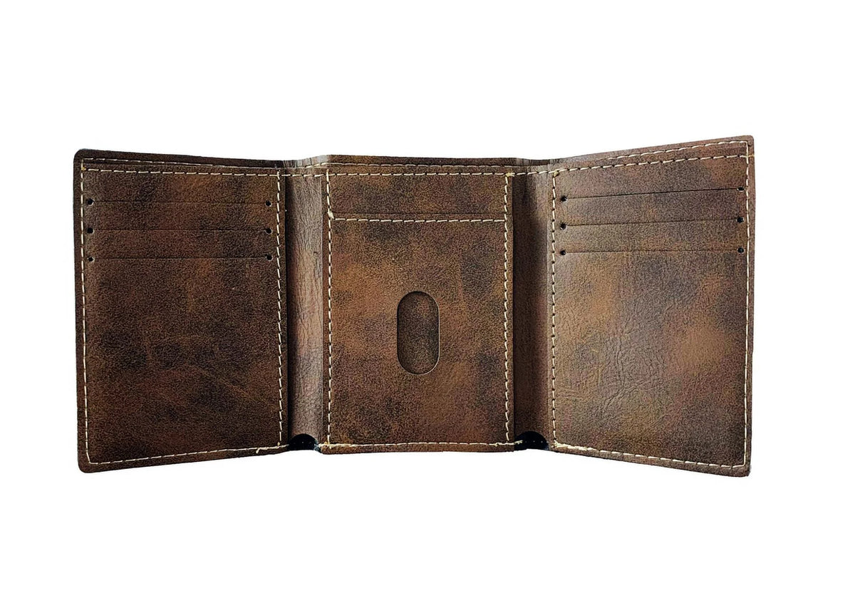 Rustic Leather Wallet W174