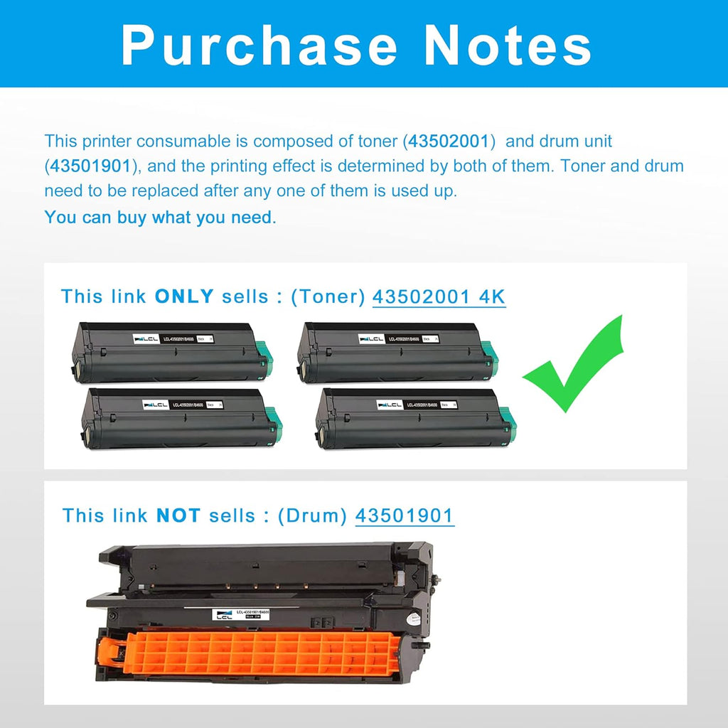 4-Pack Black Compatible Toner Cartridge N412