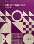 Middle School Math Solution Skills Practice Course 3 L199