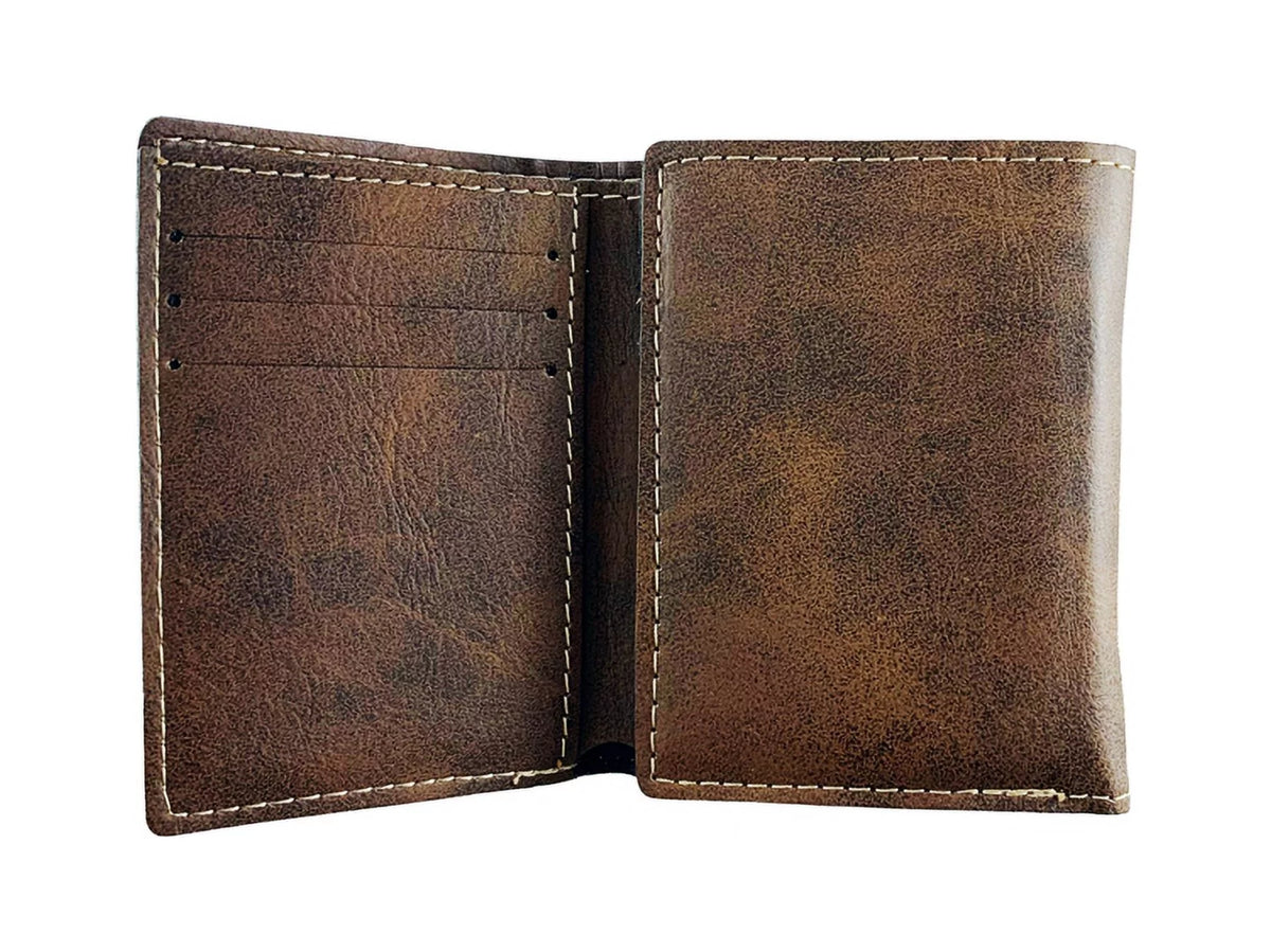 Rustic Leather Wallet W174
