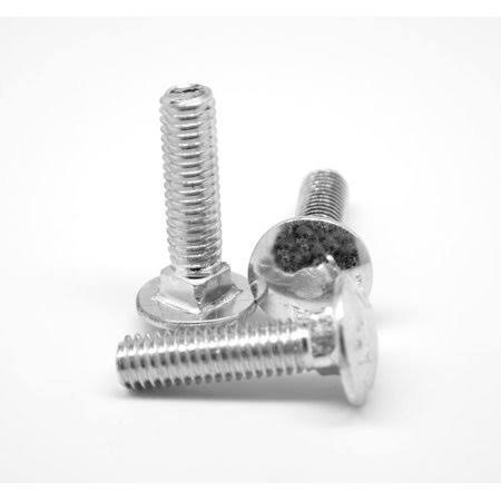 1/4 inch-20 x 2 1/4 inch Coarse Thread Grade 5 Carriage Bolt Medium Carbon Steel Zinc Plated Pk 600 F880817