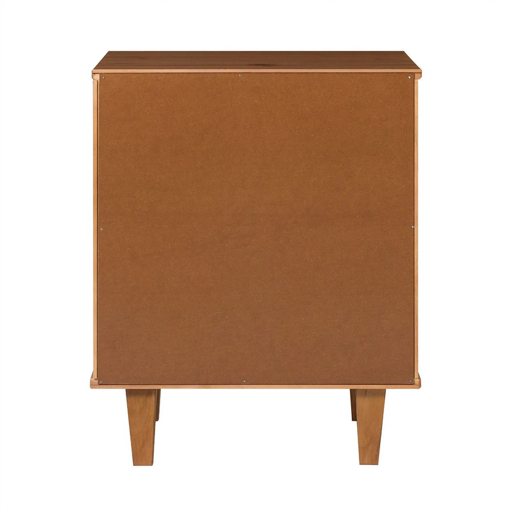 20" Solid Wood 2-Drawer Nightstand K5675