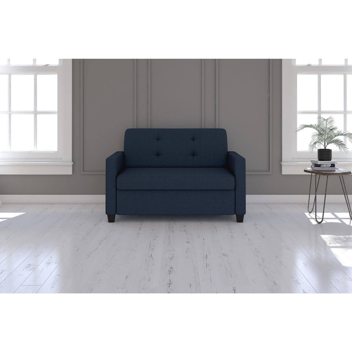 Blue Sleeper Sofa S9818