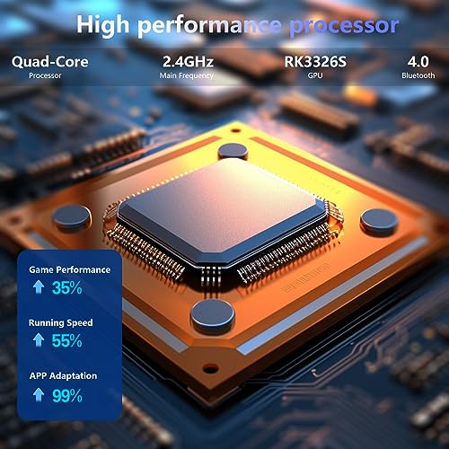 10.1-inch Android 12 tablet, 32GB ROM+2GB RAM, 2-in-1 tablet, keyboard, mouse, case, stylus, tempered film, 8-megapixel dual camera, quad-core processor, 6000mAh battery, 1280 by 800 FHD L33426