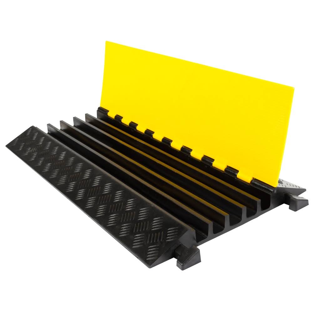 5 Channel Industrial Rubber Cable Ramp V74170