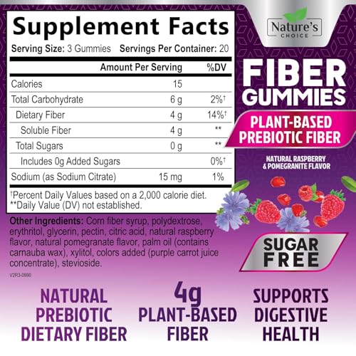 120 Gummies Berry Flavor Fiber Gummies Q62060