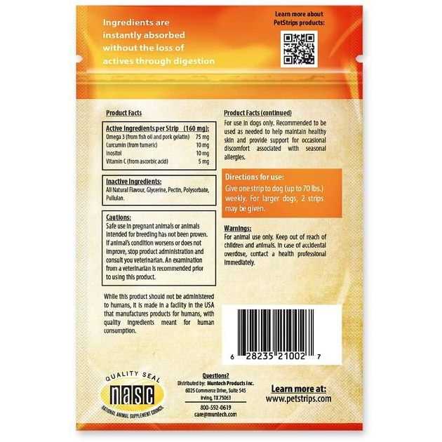 Dog Allergy Strips D793