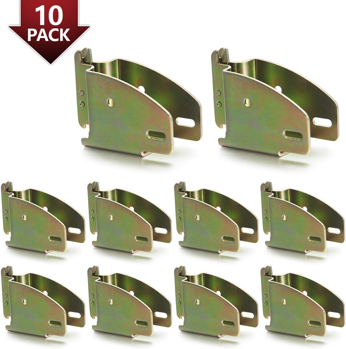 10 Packs E Track Wood Beam Socket Fittings Brackets Accessories Cargo Storage Lumber Bracket Y210595