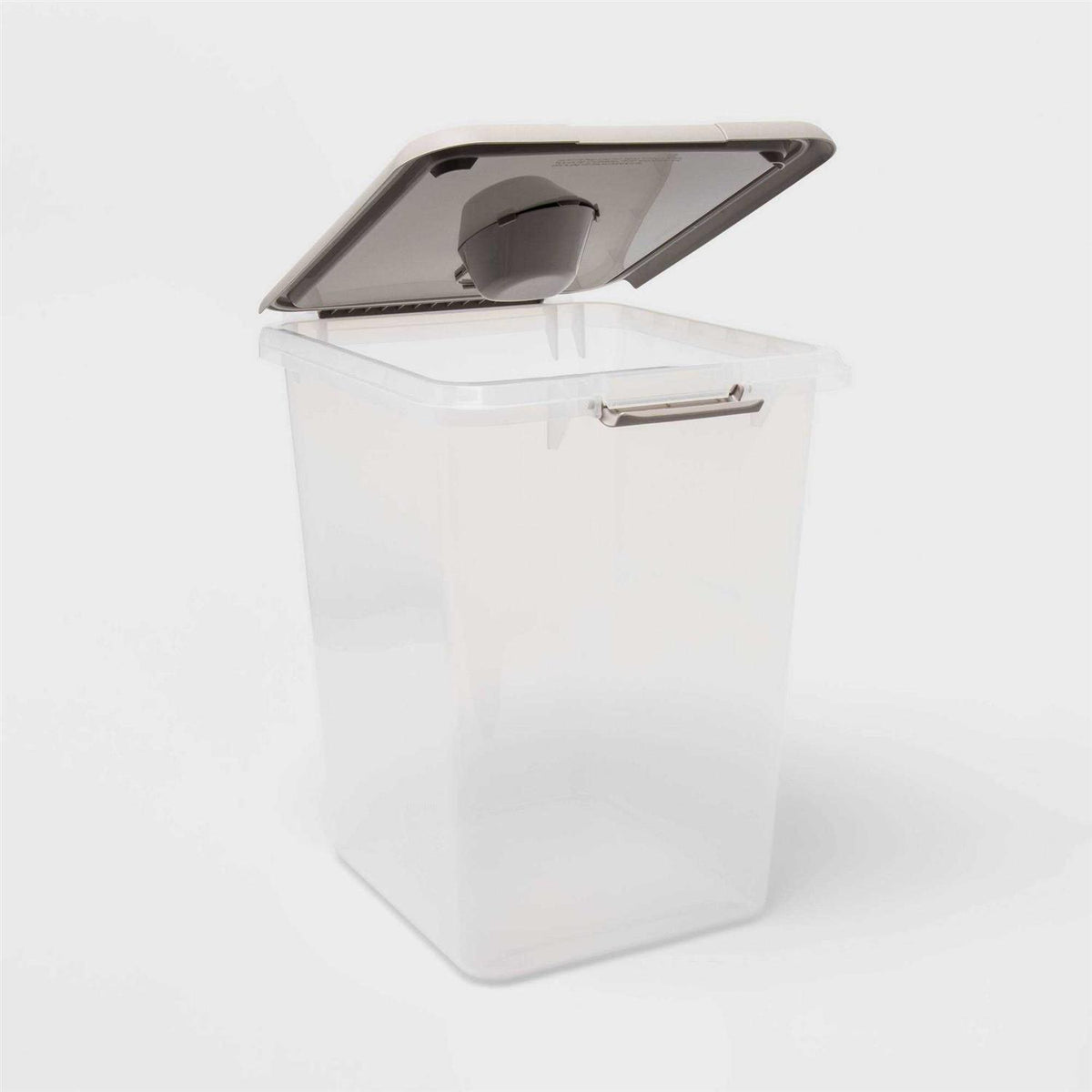 Pet Food Storage Tub with Built-in Scoop A41912