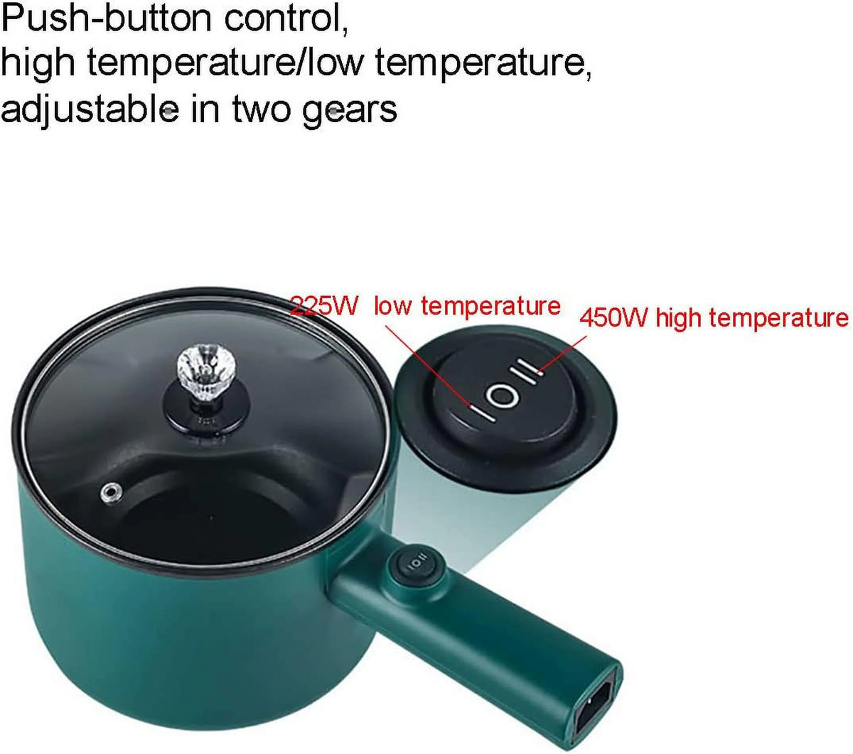 1.8L Non-Stick Electric Hot Pot D6579