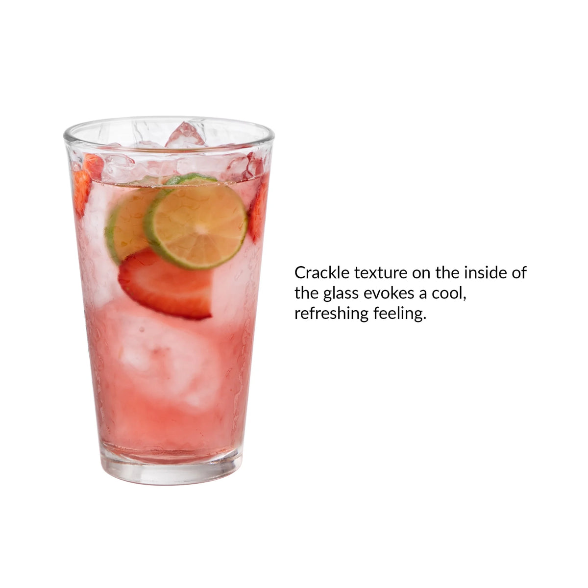 16 oz Set of 8 Drinking Glasses P85364