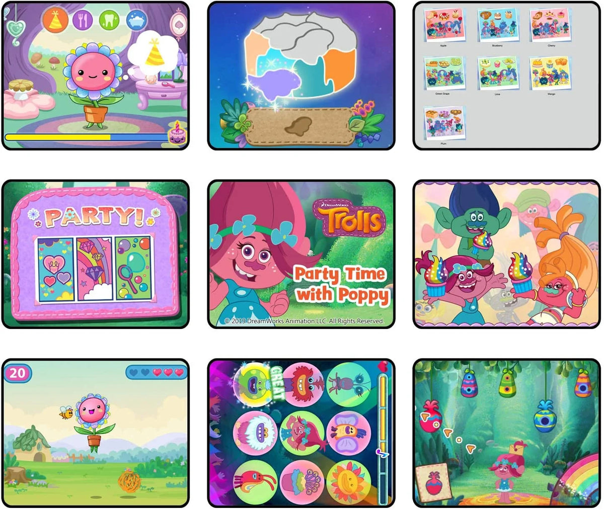 2 Pack Trolls Party Time With Poppy And Cookie's Sweet Treats Q621