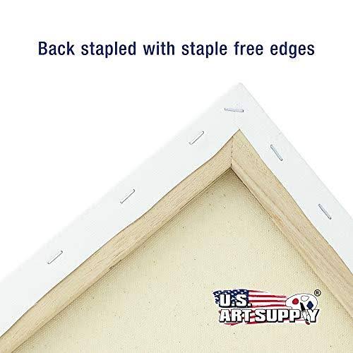 20-Pack 16 x 20 inch Acid Free Stretched Canvas M62834