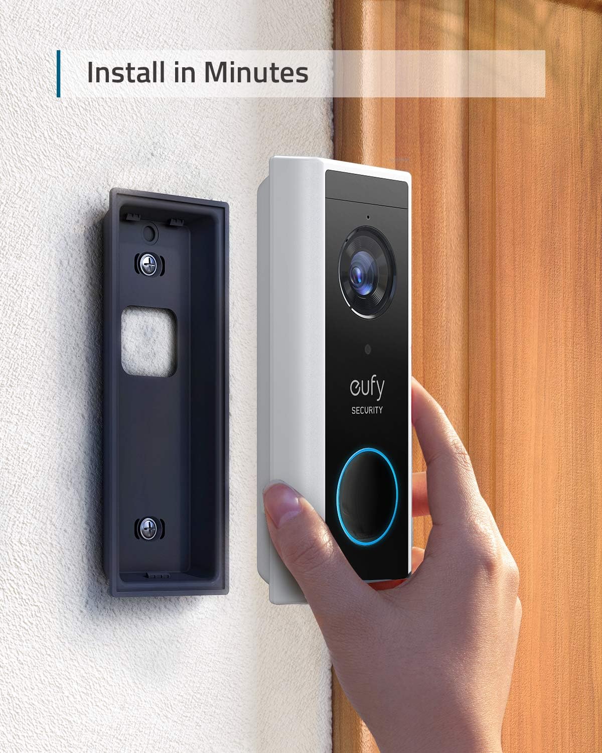 Video Doorbell Kit with 2K Resolution and HomeBase O2769