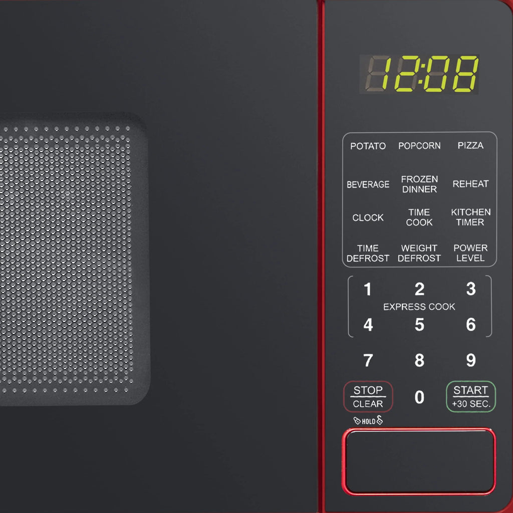 0.7 cu. ft. 700 Watts Red Countertop Microwave Oven A8474