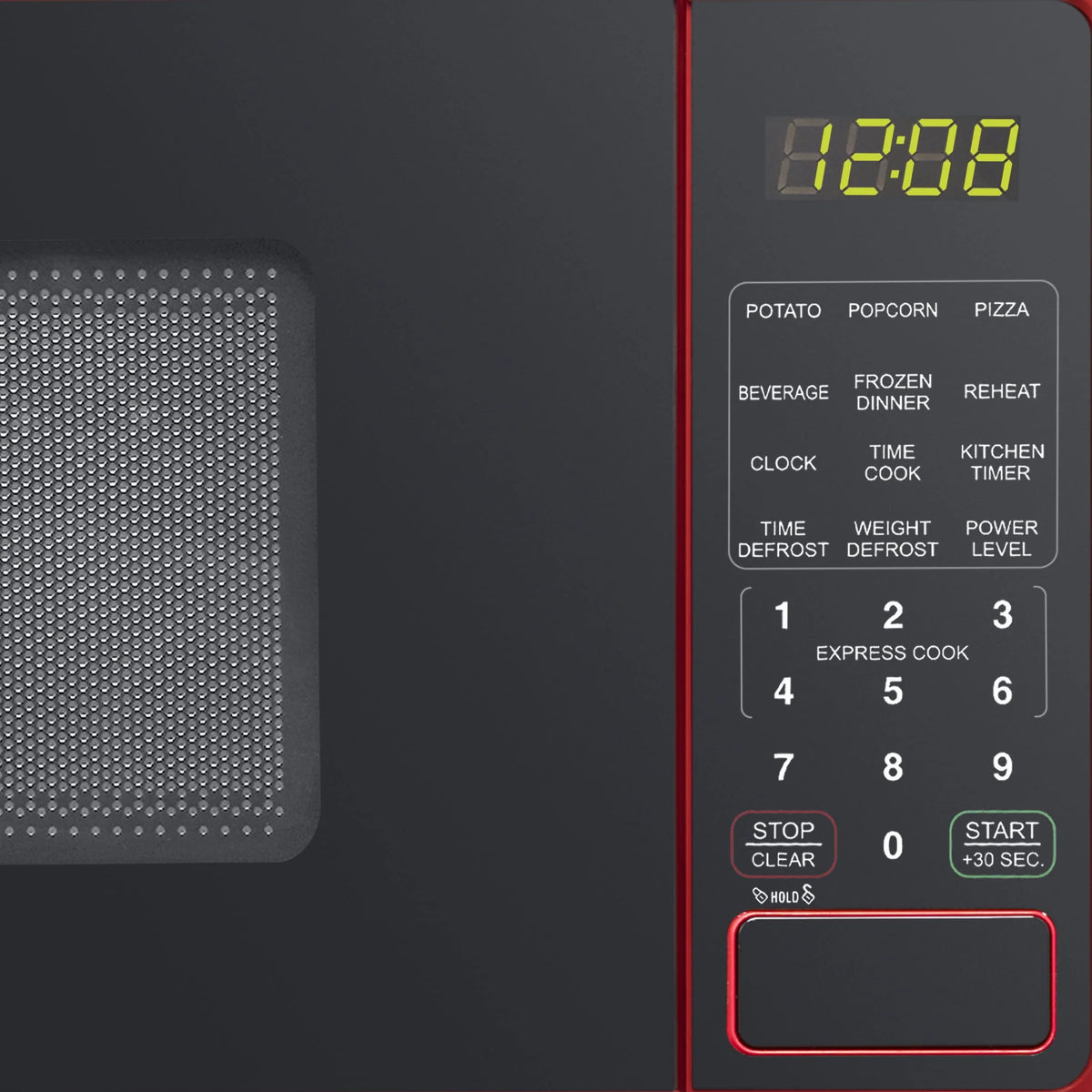 0.7 cu. ft. 700 Watts Red Countertop Microwave Oven A8474