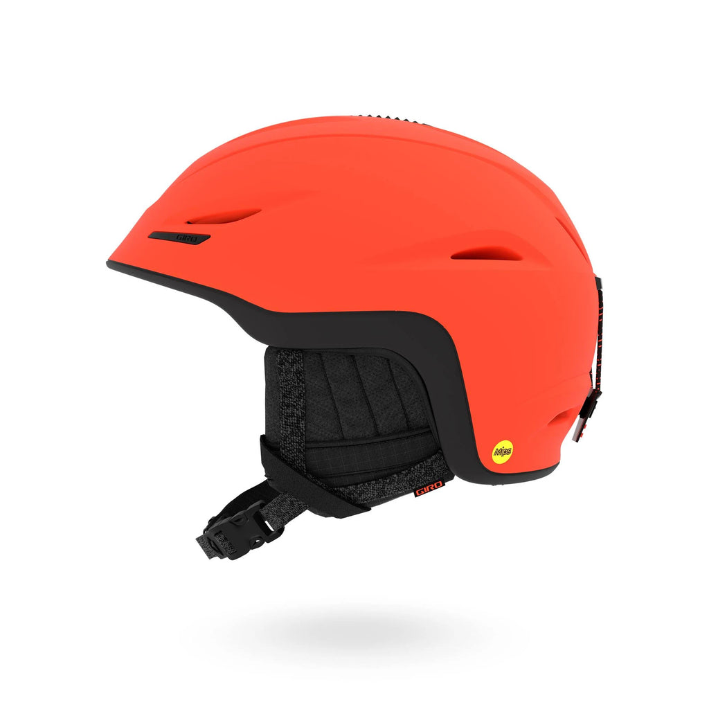 Matte Vermillion Black Snow Helmet I8523