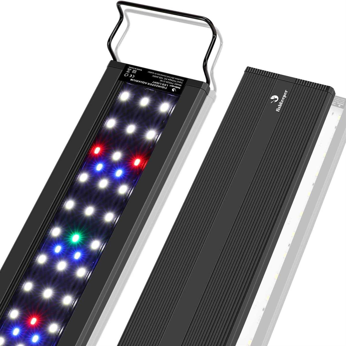 21W Ultra-Thin Full Spectrum LED Aquarium Light with Extendable Brackets E18669