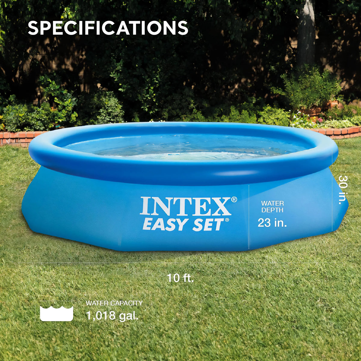 10' x 30 Inflatable Swimming Pool P528
