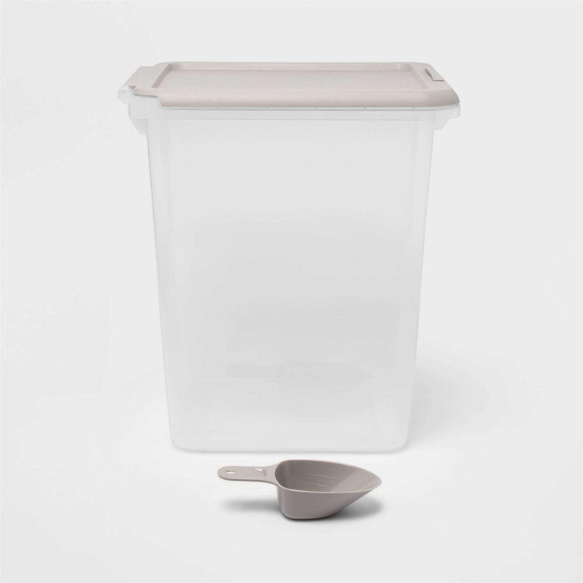 Pet Food Storage Tub with Built-in Scoop A41912